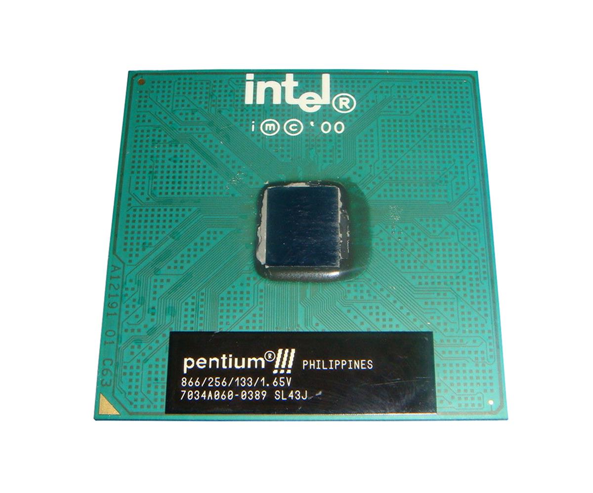 SL43J2 Intel Pentium III 866MHz 133MHz FSB 256KB L2 Cache Socket FCPGA370 Processor