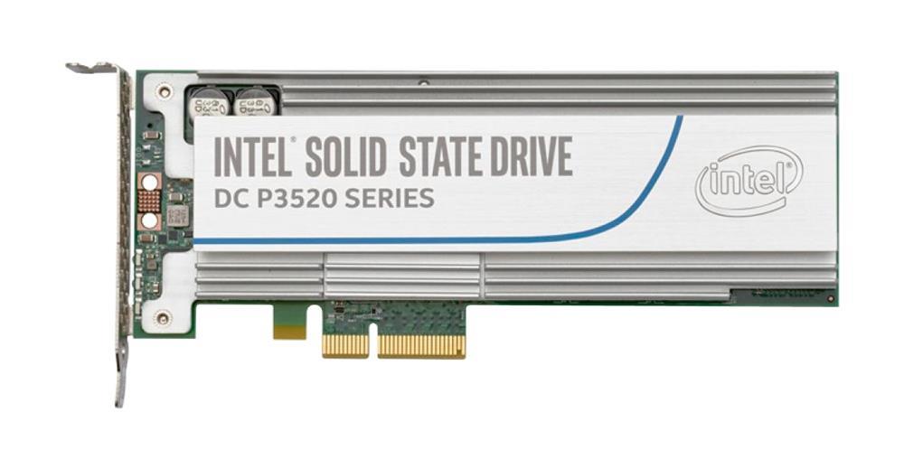 SSDPEDMX450G701 Intel DC P3520 Series 450GB MLC PCI Express 3.0 x4 NVMe (AES-256 / PLP) HH-HL Add-in Card Solid State Drive (SSD)
