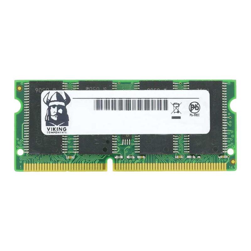 T133/128 Viking 128MB PC133 133MHz non-ECC Unbuffered CL3 144-Pin SoDimm Memory Module