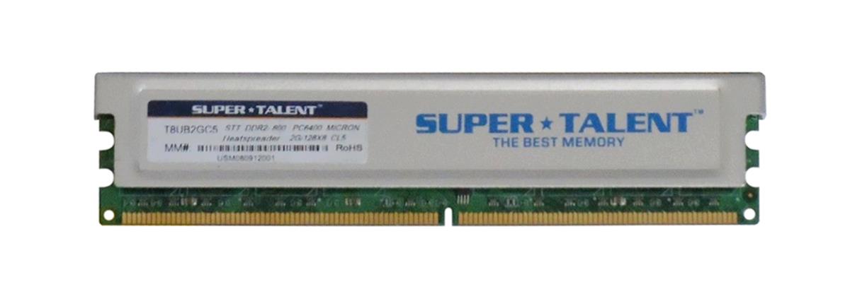 T8UB2GC5 Super Talent 2GB DDR2 PC6400 Memory