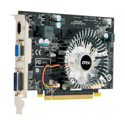 V202-004R MSI Nvidia GeForce GT220 1GB DDR2 VGA/DVI/HDMI PCI-Express Video Graphics Card