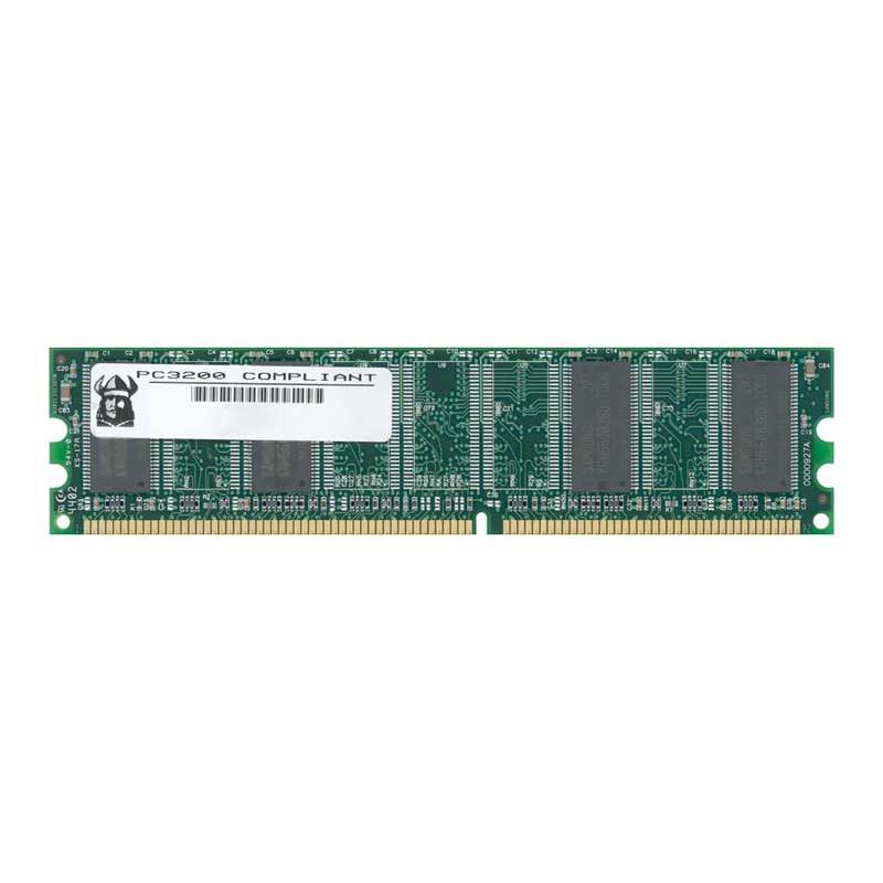 VGDDR32X64PC3200 Viking 256MB PC3200 DDR-400MHz non-ECC Unbuffered CL3 184-Pin DIMM Memory Module