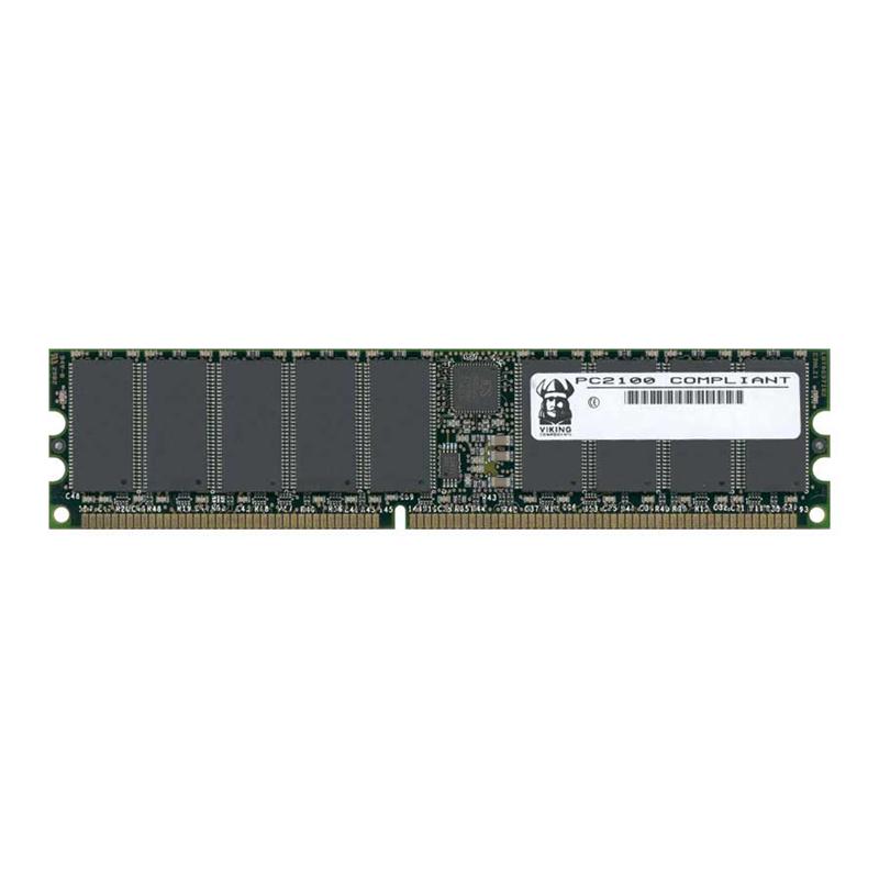 VGDDR32X72RPC2100 Viking 256MB PC2100 DDR-266MHz Registered ECC CL2.5 184-Pin DIMM 2.5V Memory Module