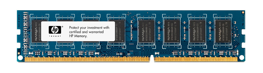 VH638AA#ABA HP 4GB PC3-10600 DDR3-1333MHz non-ECC Unbuffered CL9 240-Pin DIMM Dual Rank Memory Module
