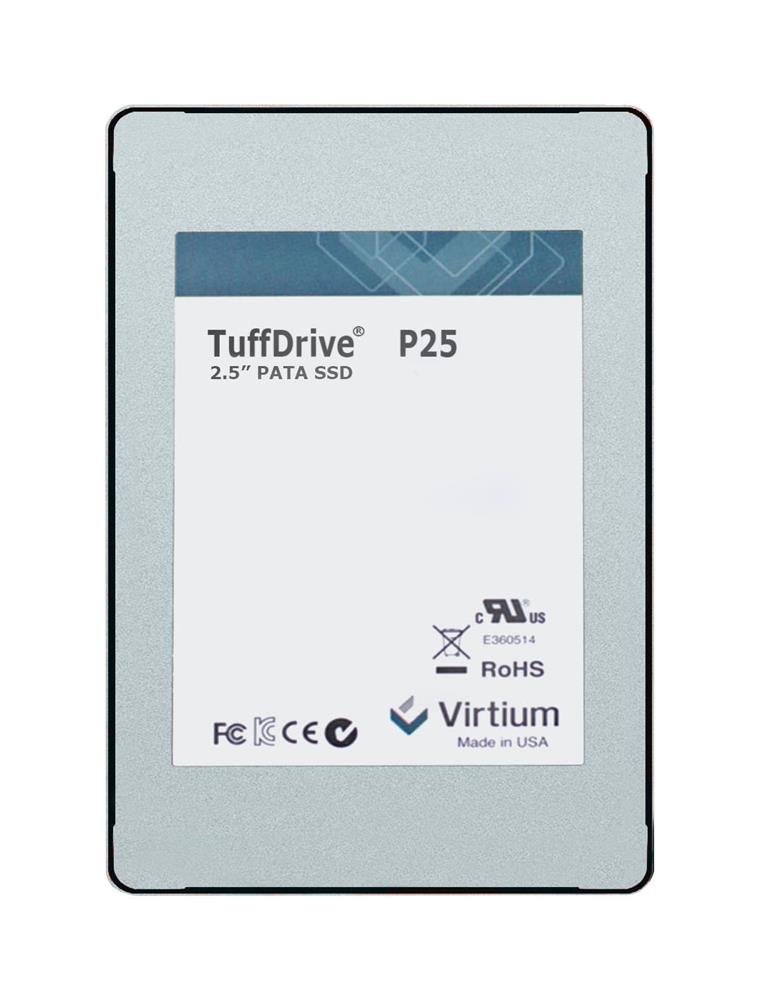 VTDP25PC128G-104 Virtium TuffDrive P25 Series 128GB SLC ATA/IDE (PATA) 2.5-inch Internal Solid State Drive (SSD)