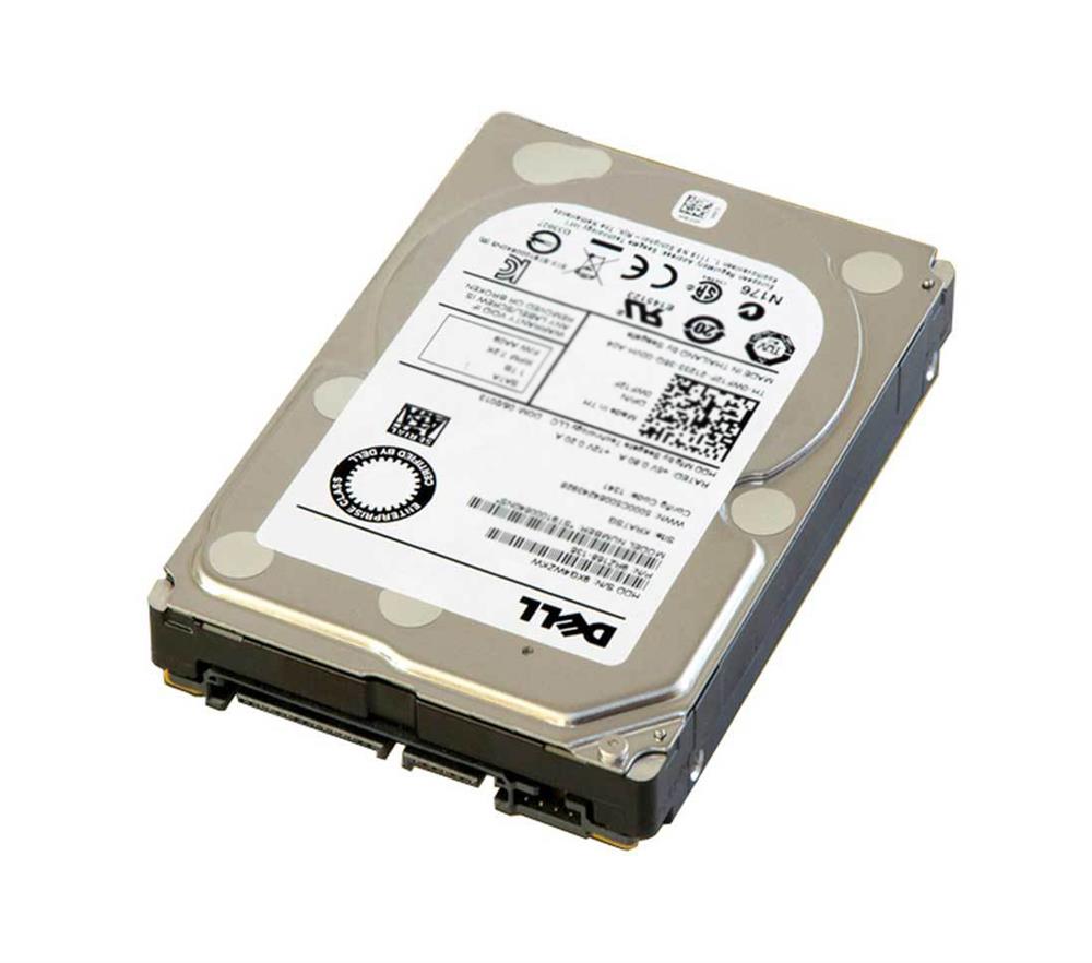 W1T3G Dell 2TB 7200RPM SATA 6Gbps Hot Swap (512n) 2.5-inch Internal Hard Drive