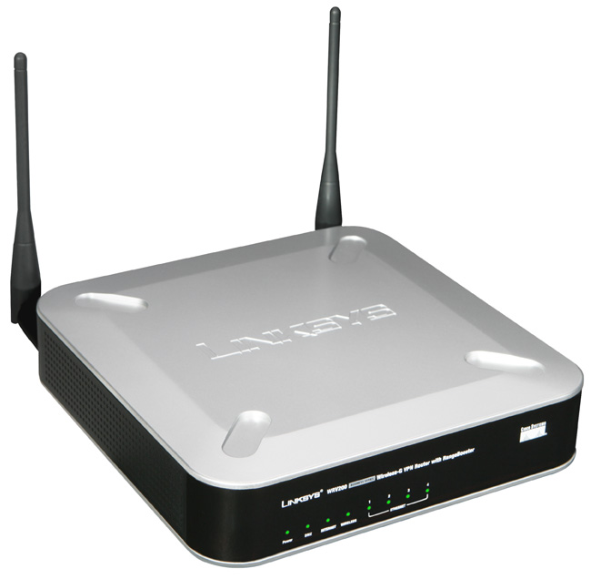 WRV200 Linksys Wireless G VPN Router QOS SPI with Rangebooster MIMO MULTIPLE BSSID (Refurbished)