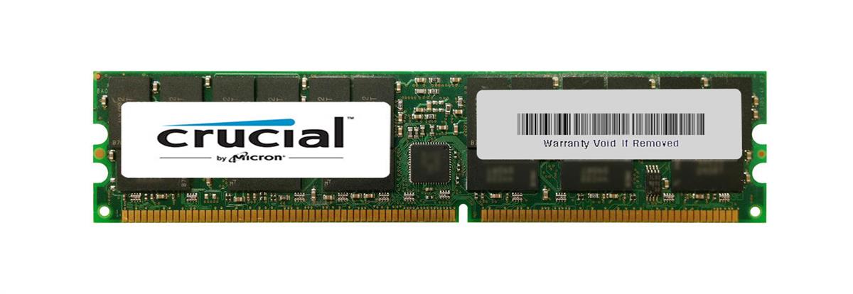 CT51272Y265 Crucial 4GB PC2100 DDR-266MHz CL2.5 Registered ECC 184-Pin DIMM 2.5V Memory Module