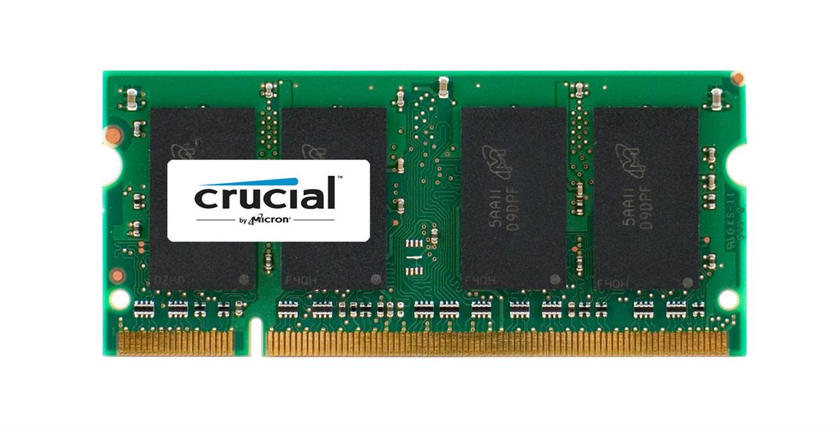 CT3697068 Crucial 2GB PC2-5300 DDR2-667MHz non-ECC Unbuffered CL5 200-Pin SoDimm Memory Module
