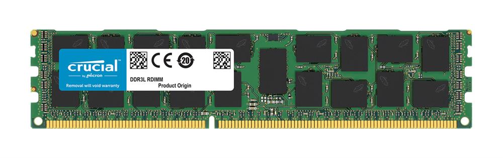 CT16G3ERSDD4186D Crucial 16GB PC3-14900 DDR3-1866MHz Registered ECC CL13 240-Pin DIMM Dual Rank Memory Module
