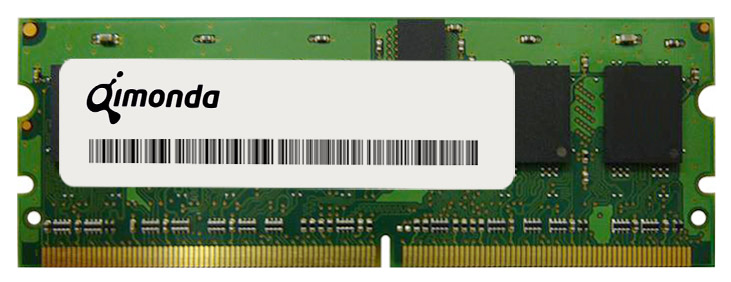 HYS72T256022EY-3S-C2 Qimonda 2GB PC2-5300 DDR2-667MHz ECC Registered CL5 244-Pin Mini-DIMM Dual Rank Memory Module
