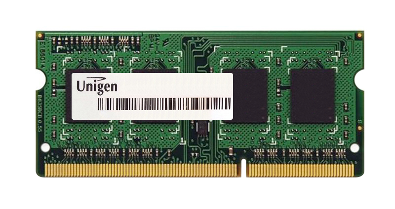 UG10U6400P8SU-9CF Unigen 8GB PC3-8500 DDR3-1066MHz Unbuffered CL7 204-Pin SoDimm Dual Rank Memory Module