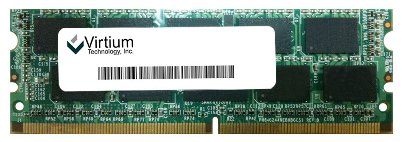 VL51B5263A-K9M Virtium 4GB PC3-10600 DDR3-1333MHz ECC Unbuffered CL9 244-Pin Mini-DIMM Dual Rank Memory Module