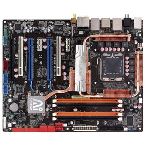 P5E3DELUXE/WIFI-AP ASUS P5E3 Deluxe/WiFi-AP@n Socket LGA 775 Intel X38/ICH9R Chipset Core 2 Quad/ Core 2 Extreme/ Core 2 Duo/ Pentium Extreme/ Pentium D/ Pentium 4/ Processors Support DDR3 4x DIMM 6x SATA 3.0Gb/s ATX Motherboard (Refurbished)