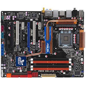 90-MIB4H0-G0AAY00Z ASUS P5Q3 Deluxe/WiFi-AP Intel P45/ ICH10R Chipset Core 2 Extreme/ Core 2 Quad/ Core 2 Duo/ Pentium Dual-Core/ Celeron Dual-Core/ Celeron Processors Support Socket LGA775 ATX Motherboard (Refurbished)
