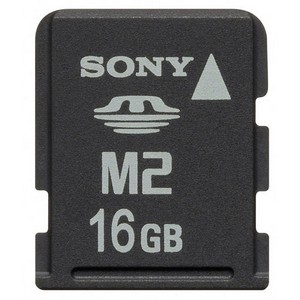 MSA16GU2 Sony 16GB Pro Duo Stick Micro (M2) Flash Memory Card