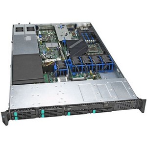 SR1550ALSAS Intel Server System Barebone System - 1U Rack-mountable - Intel 5000P Chipset - Socket J LGA-771 - 2 x Processor Support