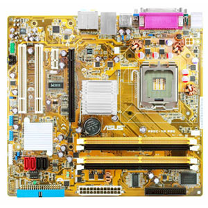P5GC-VM-N ASUS P5GC-VM Socket LGA 775 Intel 945GC Express + ICH7 Chipset Pentium 4/ Pentium Dual-Core/ Core 2 Duo/ Core 2 Extreme/ Celeron D/ Celeron Processors Support DDR2 4x DIMM 4x SATA 3.0Gb/s Micro-ATX Motherboard (Refurbished)