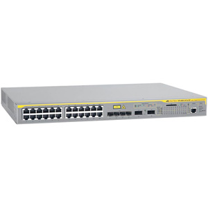 AT-X600-24TS/XP Allied Telesis Switch 24-Ports Ethernet Fast Ethernet Gigabit Ethernet 1000 Mbps (Refurbished)