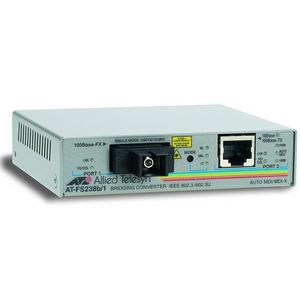 AT-FS238B/1-10 Allied Telesis 10/100 Ssf Brg Convrt 1550tx/1310rx 15km 65c Sc