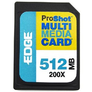 EDGDM-204402-PE Edge Memory 512MB 200x MMC Flash Memory Card