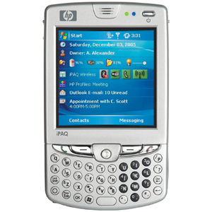 FA743AA#ABA HP iPAQ hw6940 Smartphone Wireless LAN Bar SIM Windows Mobile 5.0 Intel416 MHz 45 MB Built-in Memory 64 MB 3-inch LCD 240 x 240 CameraQuad Band GPS Reciever Bluetooth USB 4 Hour Talk Time