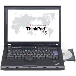 774311U IBM ThinkPad R61 7743-11U C2d/2.0 1GB 80GB 14.1w Bt Fpr CoMBo Wvb (Refurbished)