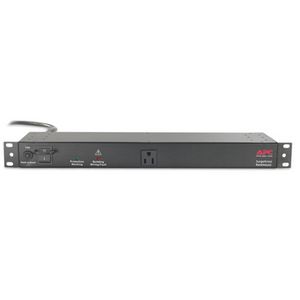 NET9RMBLK APC SurgeArrest 9-Outlets Surge Suppressor Receptacles: 9 x NEMA 5-15R 1700J (Refurbished)