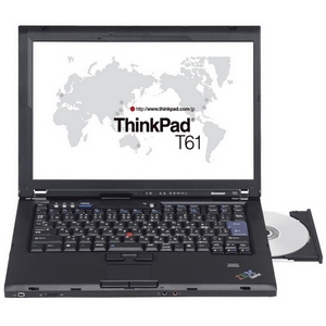 766111U IBM Tp T61 Nb C2d/1.8 1GB 80GB 14.1w CoMBo Wls Vb (Refurbished)