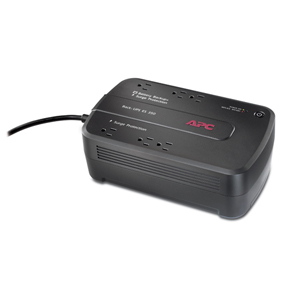 BE350G APC Back-UPS ES 350V 200W 120V 0.4 Minute Full Load 3 x NEMA 5-15R Battery Backup 3 x NEMA 5-15R Surge-Protected Desktop UPS (Refurbished)