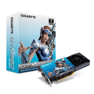 GV-N28-1GH-B Gigabyte Nvidia GeForce GTX 280 1GB GDDR3 PCI-Express 2.0 x16 Video Graphics Card