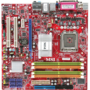G45M-FIDR MSI Socket-775 Quad-Core Crossfirex Gblan Ddr-2 Sata-Ii System Board (Refurbished)