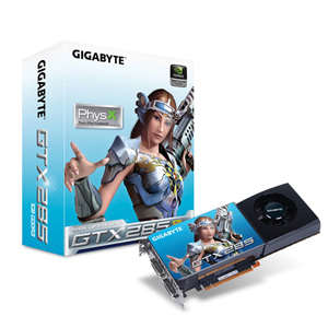 GV-N285-1GH-B Gigabyte GeForce GTX 285 1GB GDDR3 512-Bit PCI-Express 2.0 Video Graphics Card