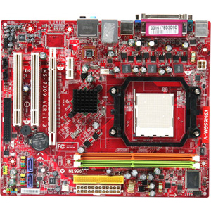 7309-090 MSI Socket AM2+ Nvidia GeForce 6150 SE Chipset AMD Phenom II X4/ Phenom II X3/ Phenom II X2/ Phenom X4/ Phenom X3/ AMD Athlon II X4/ Athlon II X3/ Athlon X2/ AMD Sempron Processors Support DDR2 2x DIMM 2x SATA2 3.0Gb/s Micro-ATX Motherboard (Refurbished)