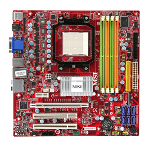 7508-010 MSI Athlon64 Fxtriple Corequad Coream2+nvidia Geforce8200 (mcp78s)4 Ddr2u-atx