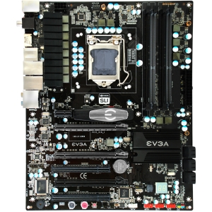 132-LF-E655-KR EVGA Socket LGA 1156 Intel P55 Express Chipset Core i7 / i5 Processors Support DDR3 4x DIMM 6x SATA 3.0Gb/s ATX Motherboard (Refurbished)