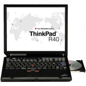 272327U IBM Thinkpad R40 Pentium M 1.3GHz 256MB Ram 20GB Hdd 14.1 Xga(1024x768) Tft Lcd (refurbished)