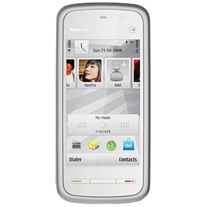 002Q944 Nokia 5230 Smartphone Bar White, Black Symbian OS 9.4 3.2" LCD 640 x 360 2 Megapixel Camera Quad Band GPS Reciever Bluetooth USB 18 Minute Talk Time