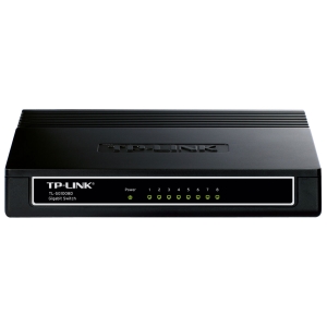 TL-SG1008D TP-Link 8-Ports RJ-45 10/100/1000Mbps Gigabit Unmanaged Desktop Switch with Power-Saving (Refurbished)