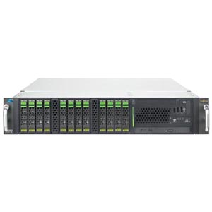 S26361-K1344-V201 Fujitsu PRIMERGY Barebone System 2U Rack-mountable Intel 5520 Chipset 2 x Total Processor Xeon Support 192GB Maximum RAM Serial Attached SCSI (SAS) 6.40TB HDD Support 11 x Total Bays 7 x Total Expansion Slots (Refurbished)