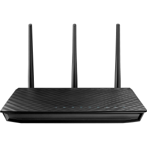 RT-N66U ASUS 802.11n/a/g/b 4-Ports 1000Base-T Dual-Band Wireless-N900 Gigabit Router (Refurbished)