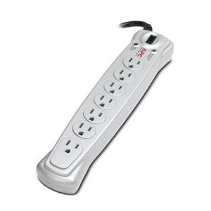 P74MP4 APC SurgeArrest Essential 7 Outlet 120V Receptacles: 7 x NEMA 5-15R 490J (Refurbished)