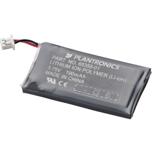 64399-01 Plantronics Rechargeable Headset Battery Lithium Ion (Li-Ion) 3.75V DC