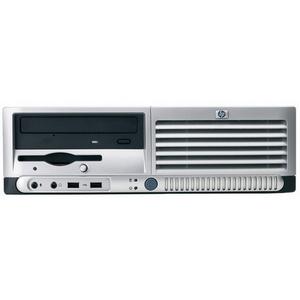 PZ577UA#ABA HP Business Desktop dc5100 Desktop Computer - Intel Pentium 4 530 3 GHz - Small Form Factor - Carbonite, Silver (Refurbished)