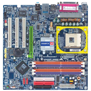 GA-8TRS350MT Gigabyte Socket 478 ATI R9100 Pro IGP/SB300 Chipset micro-ATX Motherboard (Refurbished)