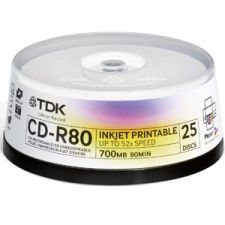 TDK Media ZCD-R80IWHCB50