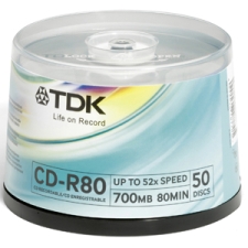 TDK Media CD-R80BCB50
