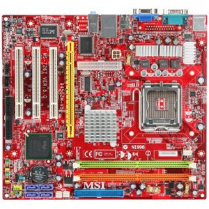 945GZM6-F MSI Socket LGA 775 Intel 945GZ + ICH7 Chipset Core 2 Duo/ Pentium D/ Celeron D Processors Support DDR2 2x DIMM 4x SATA 3.0Gb/s Micro-ATX Motherboard (Refurbished)