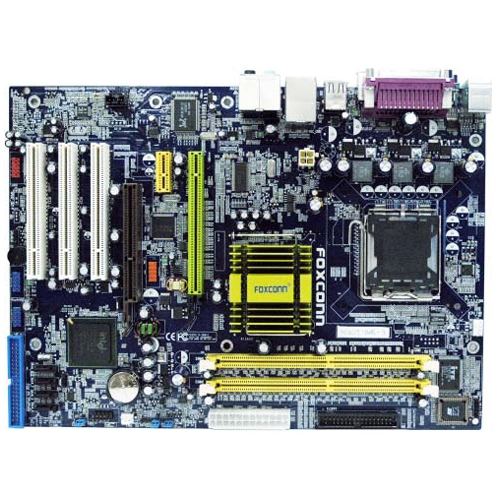 915PL7AE-S Foxconn Desktop Motherboard Intel 915PL Chipset Socket T LGA-775 ATX 1 x Processor Support 2GB DDR SDRAM Maximum RAM Serial ATA/150, Ultra ATA/100 (ATA-6) 1 x PCIe x16 Slot (Refurbished)