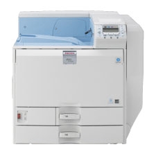 406547 Ricoh Aficio SP C820DN Laser Printer Color 40 ppm Mono 40 ppm Color 9600 x 600 dpi USB, USB Fast Ethernet PC, Mac, SPARC (Refurbished)